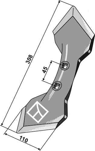 Beitel K31 - 8 mm passend voor Doublet-Record 05000579