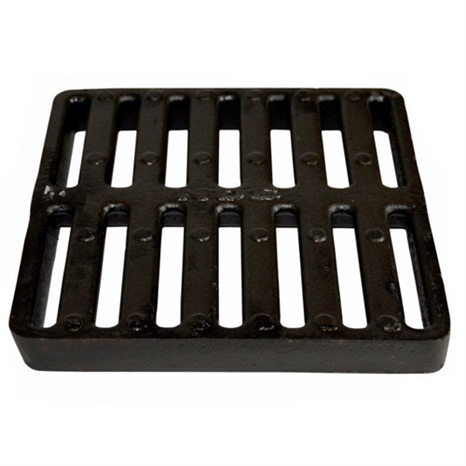 Square grate - 9" ductile iron