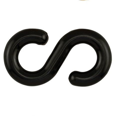 S-hook - 3in - black