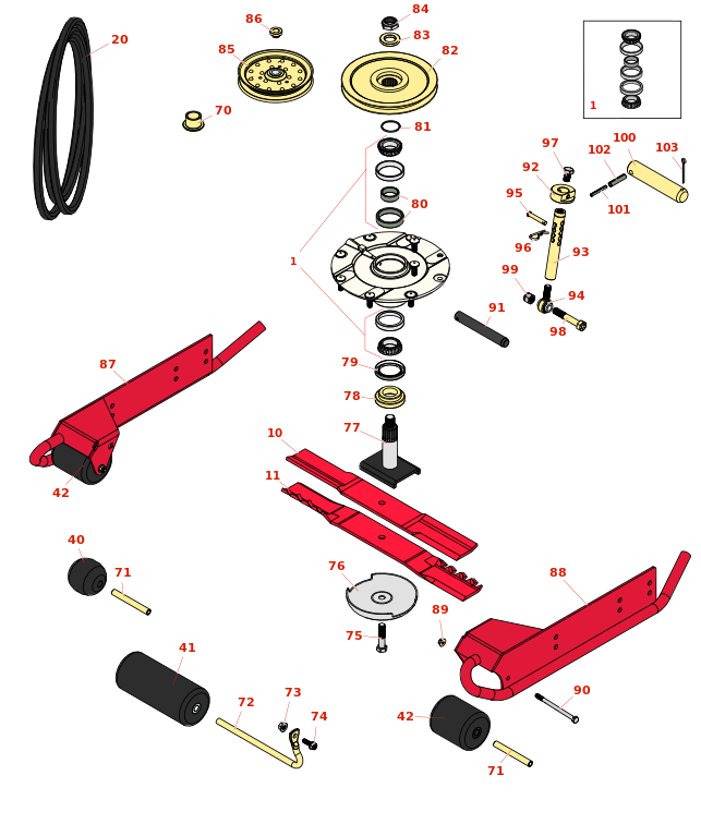 Toro Groundsmaster 3320 Deck Parts