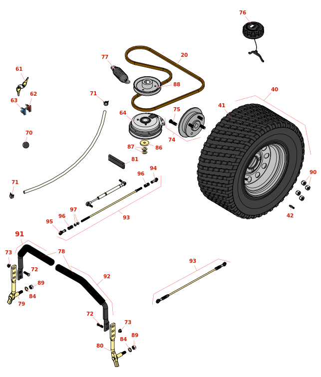 Toro Z Master Professional 6000 Steering & Drive