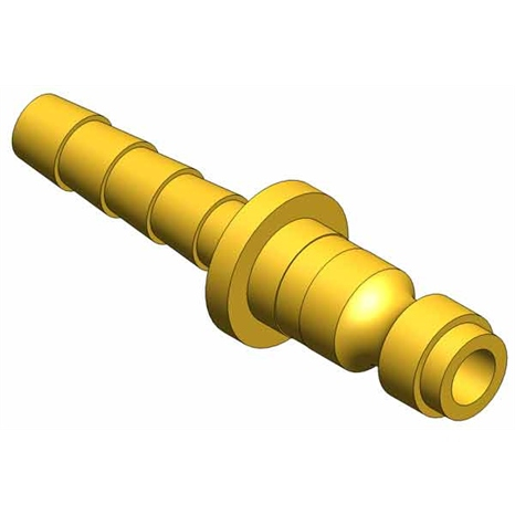 Plug - brass coupler 1/4 barb