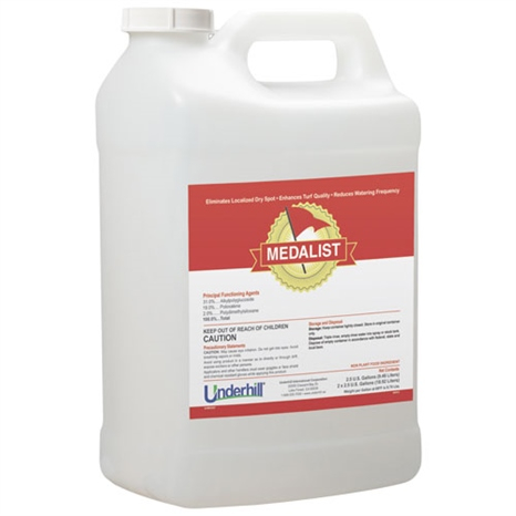 Underhill medalist soil surfactant - 2.5 gallon jug