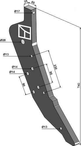 Subsoiling shank