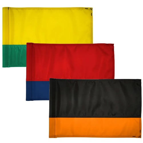 Low Horizontal Stripe Golf Flag - 400D Tube