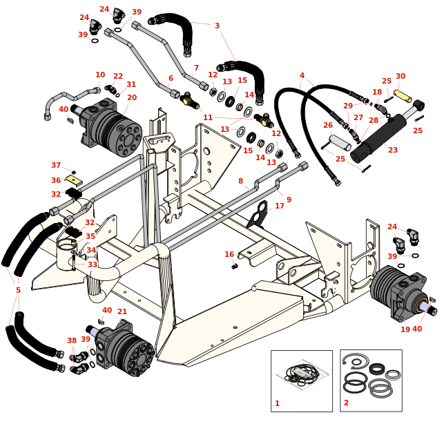 Toro Sand Pro 3020 Hydraulic System