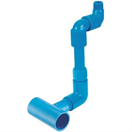 2x1 pvc swing joint less nipple (tee x mpt)