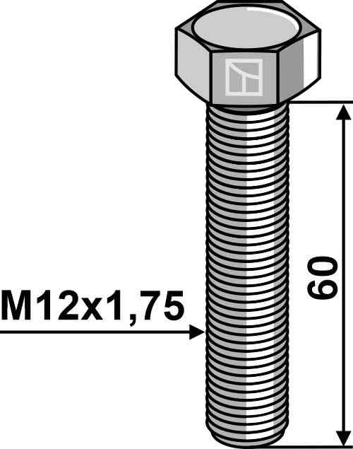 Zeskantmoer M12 zonder moer