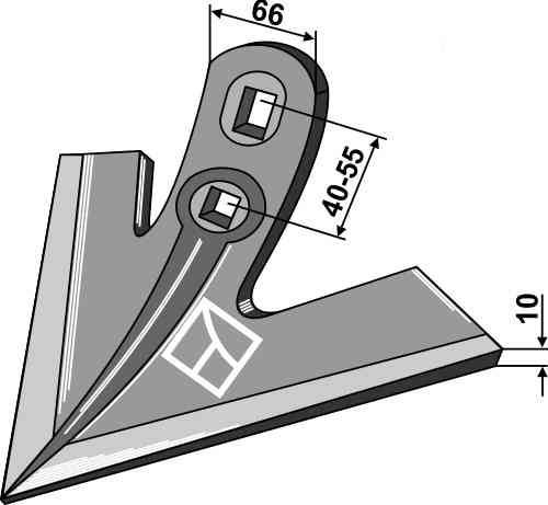 Sweep "OTMA" 250mm fitting for Vogel u. Noot PT467