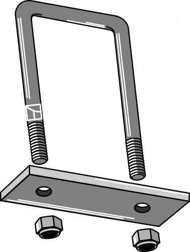 Befestigungsbügel für 80x80 Rahmen