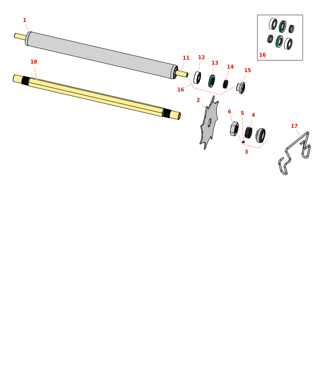 Toro Greensmaster eTriFlex 3360 Spiker Reel & Frame