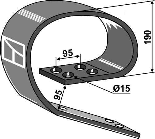 Bladveer - 150x12