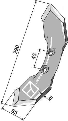 Beitel K32 - 6mm passend voor Doublet-Record 05000580