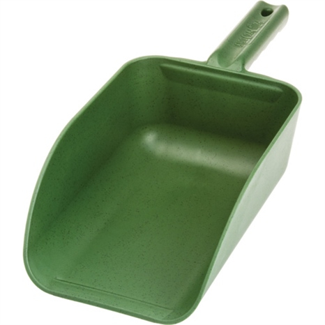 Medium poly hand scoop - medium 82 oz - green