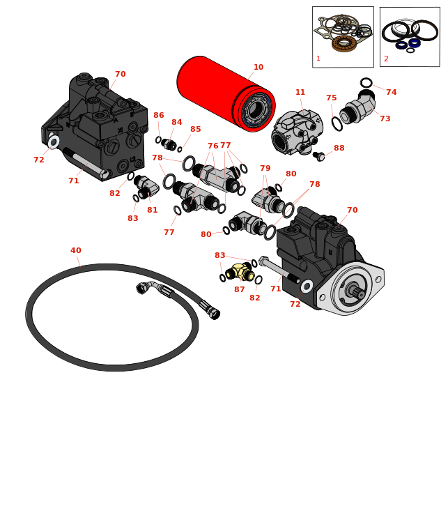 Toro Groundsmaster 4010-D Steering Hydraulics