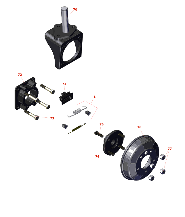 Toro Groundsmaster 3200 Front Axle