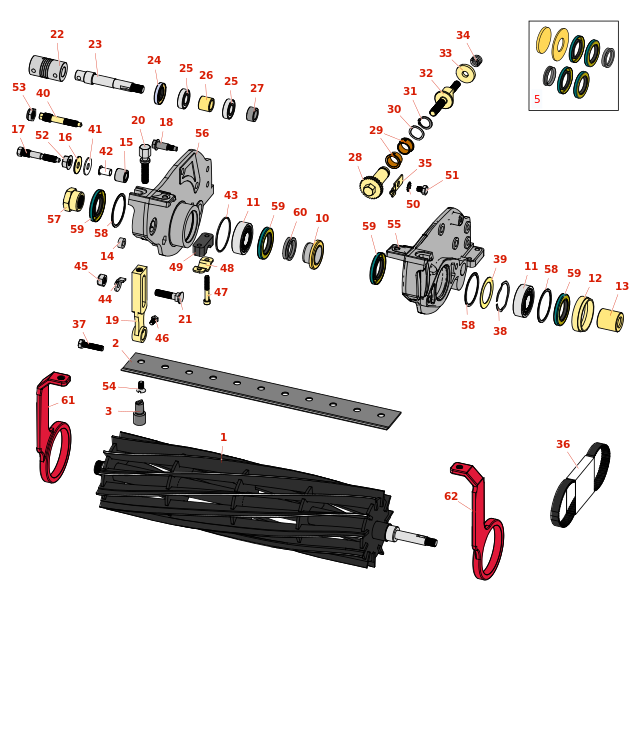 Toro Greensmaster Flex 18 Reel & Bedknife