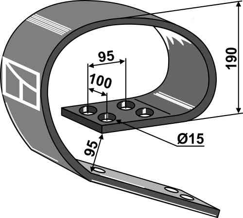 Bladveer - 150x10