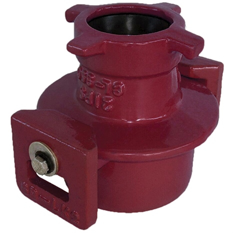 Leemco reducer - 4 x 3 spigot x bell