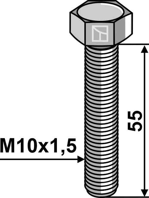 Sechskantschraube M10 ohne Mutter