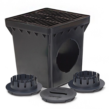 Rain bird 9 in basin kit - black grate