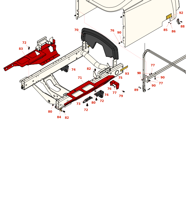 Toro Reelmaster 5410-D Hood & Body