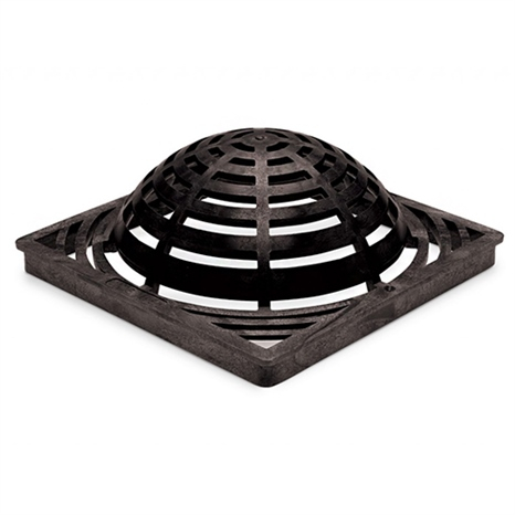 Rain bird 12 in square atrium grate - black