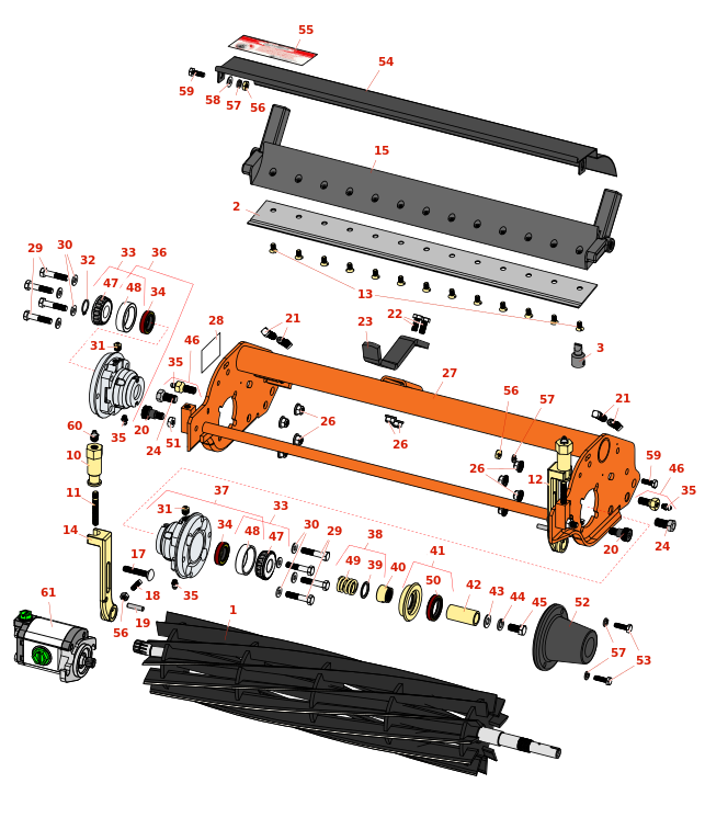 Jacobsen GP400 Reel & Bedknife