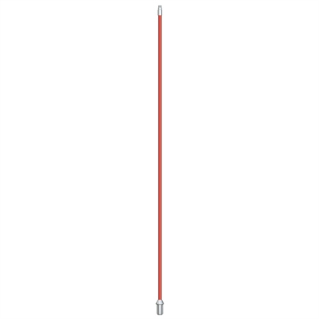 Solid color flagsticks - 1/2" x 7' set/9 - red