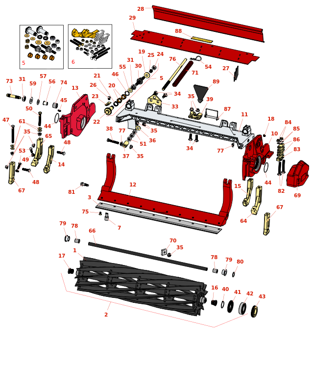 Toro Reelmaster 7000-D Reel & Bedknife