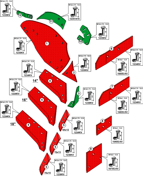 Ploeglichaam type 1