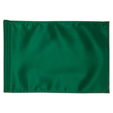 Solid color golf flag - 400d tube - emerald green