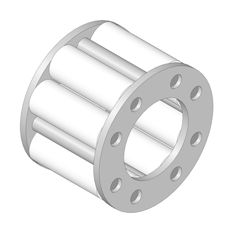 Bearing - steel drum roller