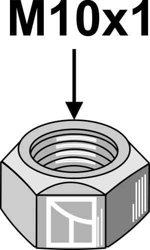 Self-locking nut - M10x1 fitting for Amazone DE327