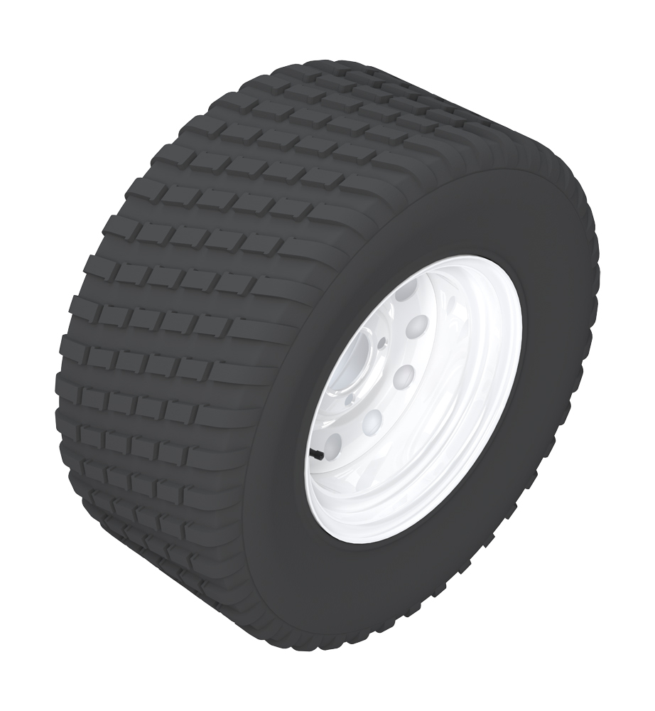 Tire & wheel - 24x12.00-12 (4 ply) turf master