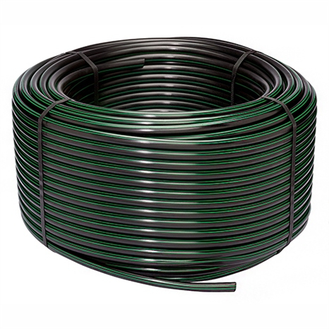 Rain bird xbs black stripe tubing - green 1/2" x 500' coil