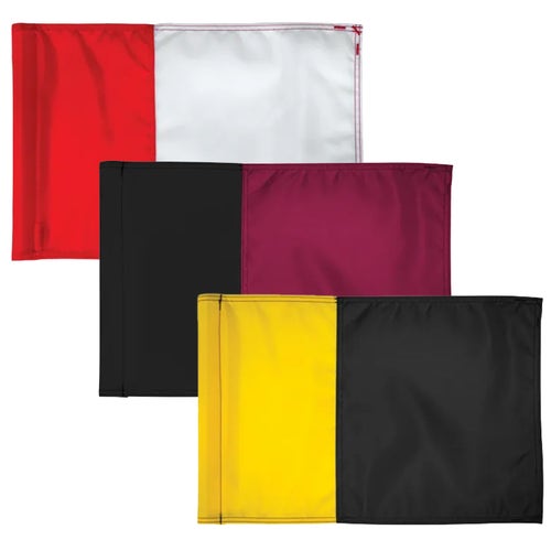 Vertical Stripe Golf Flag - 400D Tube Style