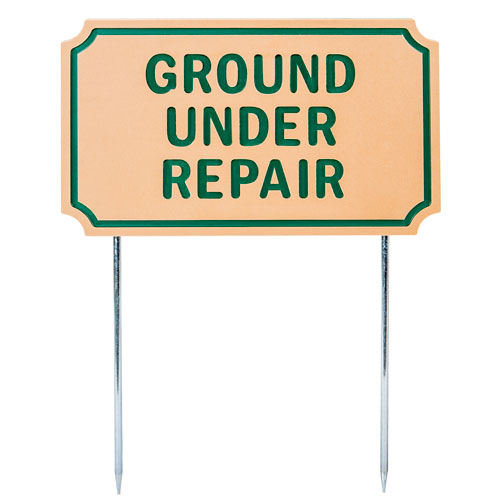 Sign - rect -grd under repair-tg