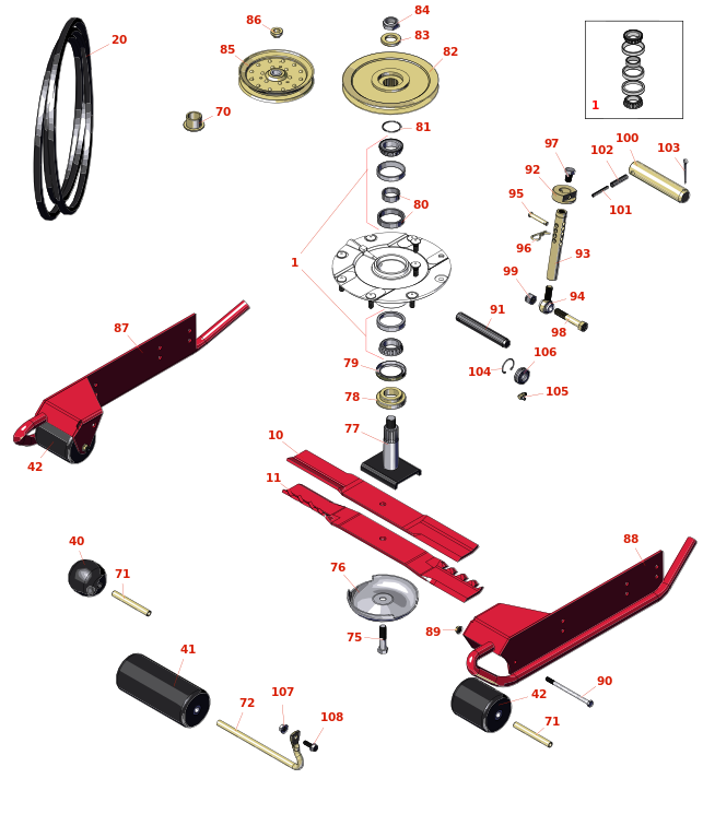 Toro Groundsmaster 3320 Deck Parts