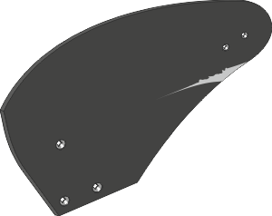 Moldboard - left fitting for ER.MO 4SA-CA160AS