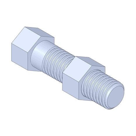 Screw - w/nut reel brg adj.