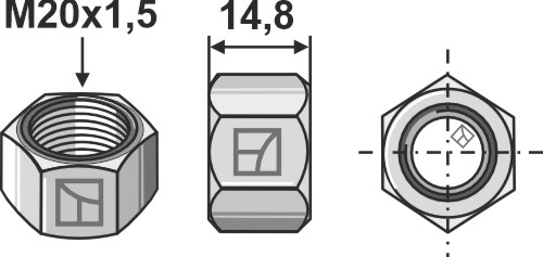 Muttern DIN934 - 10.9 