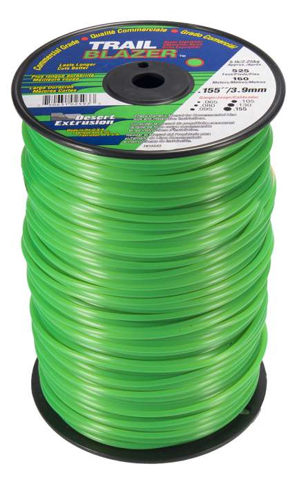 Trimmer line trailblazer™ round green .155" / 3.9mm