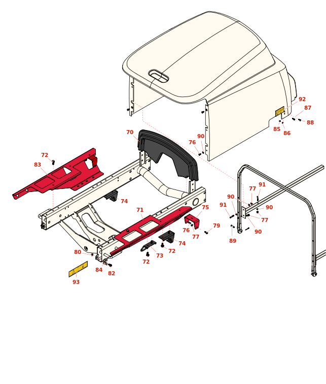 Toro Reelmaster 5510-G Hood & Body