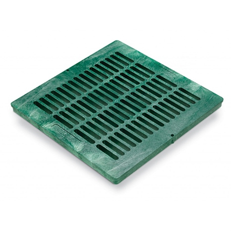 Rain bird 18 in square flat grate - green