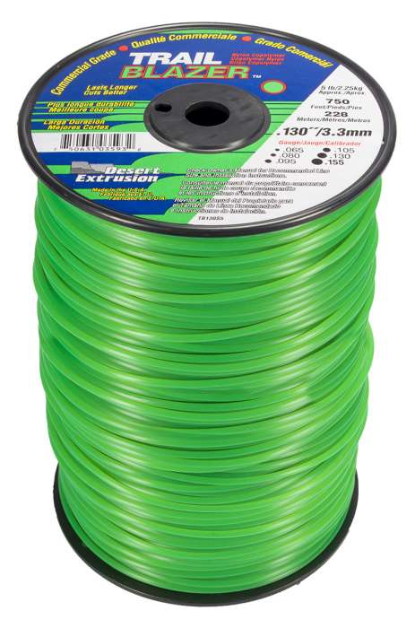 Trimmer line trailblazer™ round green .130" / 3.3mm