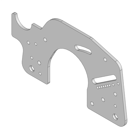 Side plate - fits deere