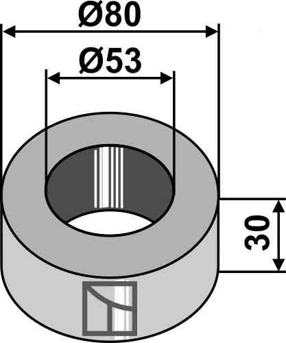 Distance piece - 30mm