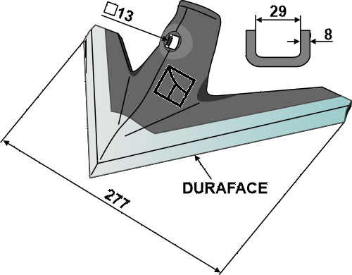 Sweep 277mm