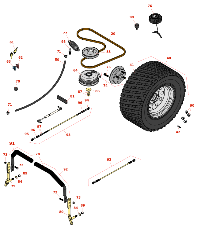 Toro Z Master Professional 6000 Steering & Drive